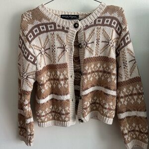 vintage knitted cardigan
